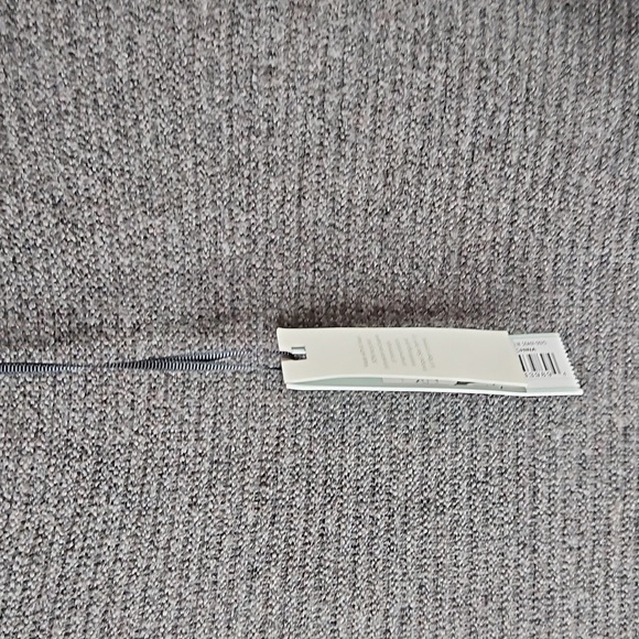 Prologue Gray Knit Ballon Sleeve Crewneck Sweater Dress Size Medium NWT - Picture 6 of 8